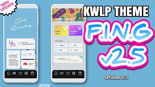 KLWP THEME - F.I.N.G. v2.5 Update screenshot 4
