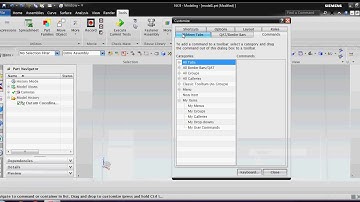 UG NX - How to add Ribbon tabs or custom tab in Top border bar.