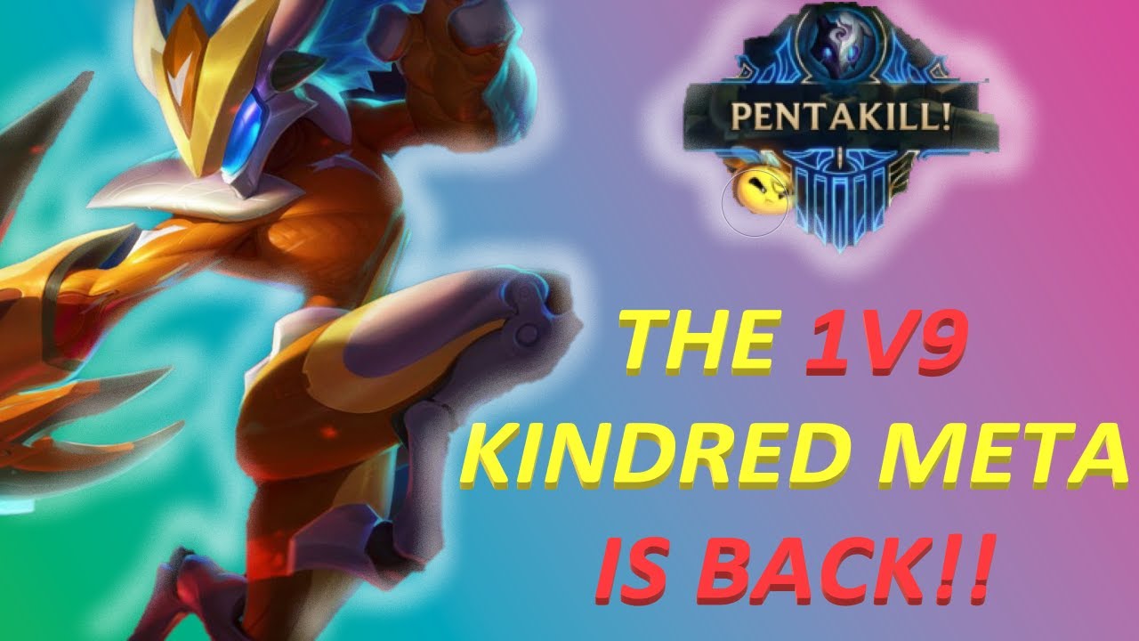 1v5 With KINDRED!! (PENTAKILL)