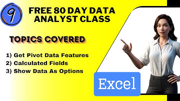 #9 Data Analyst Training in Tamil: Learn in Just 80 Days for Free/Data Analysis Using Excel Day-9