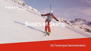 Ski Technique Demonstration | The basics of skiing