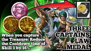 THREE CAPTAINS LAW MEDAL FOR ADMIRAL RYOKUGYU ( ARAMAKI ) GAMEPLAY | ONE PIECE BOUNTY RUSH | OPBR