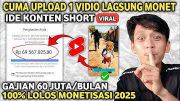 1000% MONET❗Cara Saya Buat Konten Animasi Gajian 60 Juta Dari short |Cara bikin Konten Short Pake Ai