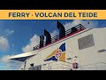 Passage on ferry VOLCAN DEL TEIDE, Santa Cruz de Tenerife - Las Palmas de Gran Canaria (Armas)