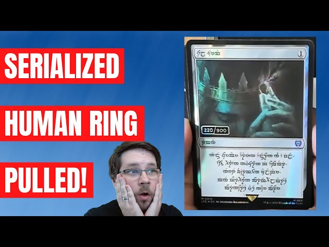 serialized ring cards mtg The One - Foil - Get Your Serialized The One