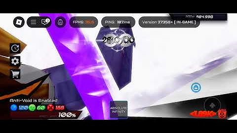 ABSOLUTE INFINITY showcase || Killstreak sword fighting universe 