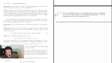 Study Session Nov. 24, 2024: Properties of Measurable Functions Part 2