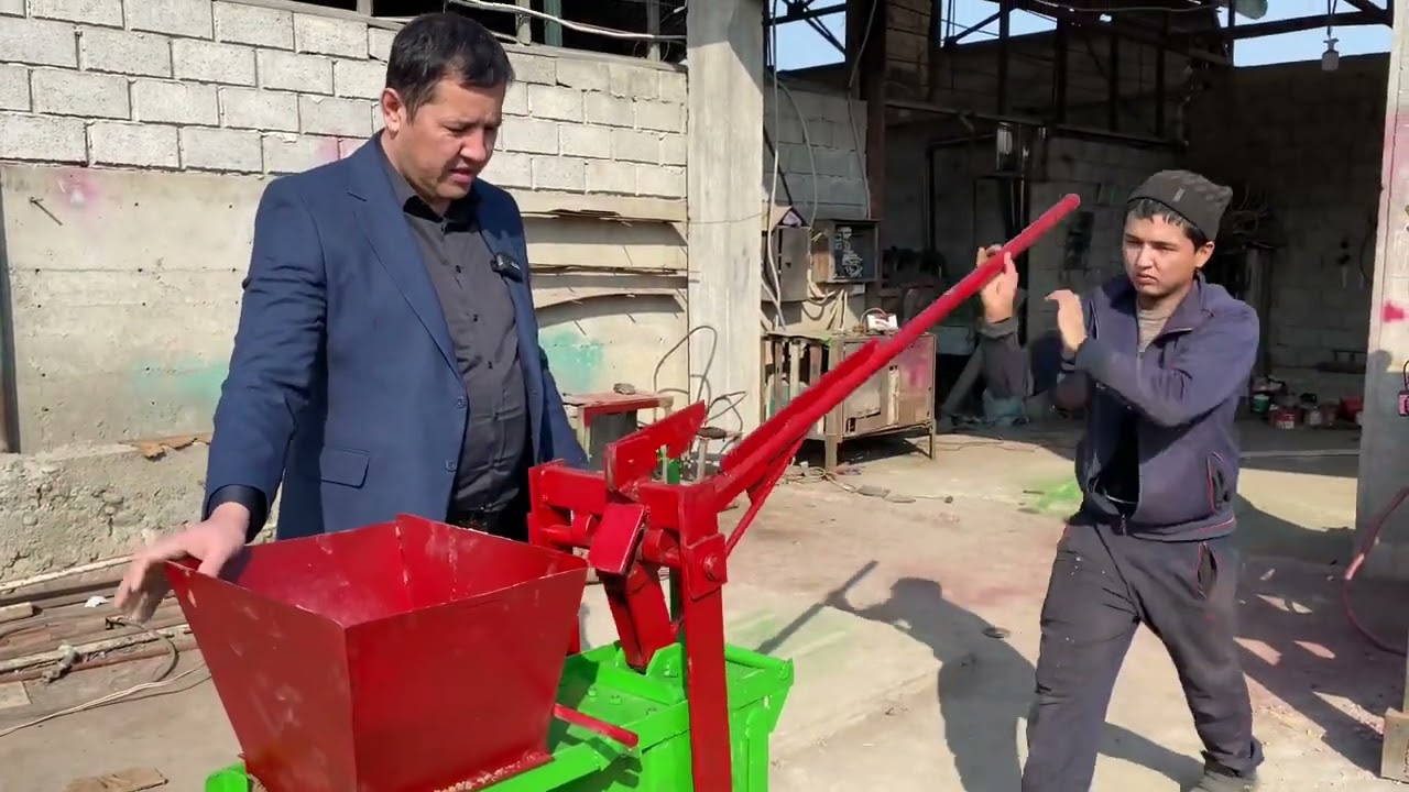 New Update Selbstgemachte Pressmaschine für Ziegel zu Hause