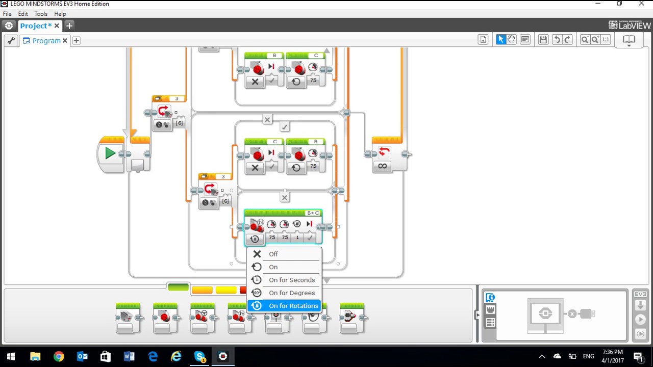 lego ev3 color sensor programming