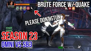 [AW] OMNI vs SB3! Another Boss Another Solo - Marvel Contest of Champions
