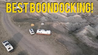 HOW TO BOONDOCK FREE IN THE BADLANDS / WALL SD