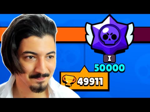 BİTTİ - 50.000 KUPA OLDUM! Brawl Stars