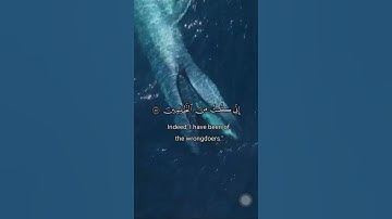 (لَا إِلَهَ إِلَّا أَنْتَ سُبْحَانَكَ إِنِّي كُنْتُ مِنَ الظَّالِمِينَ) #سورة_الأنبياء