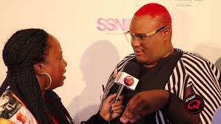 Quencie Interviews James Wright Chanel at Breaking The Silence Awards