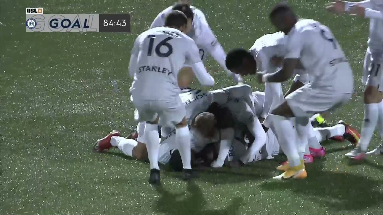 Arthur Rogers with a Goal vs. New York Red Bulls II