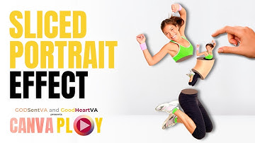 CANVAPLAY | SLICED PORTRAIT EFFECT (Made in Canva, Easy Photo Manipulation)