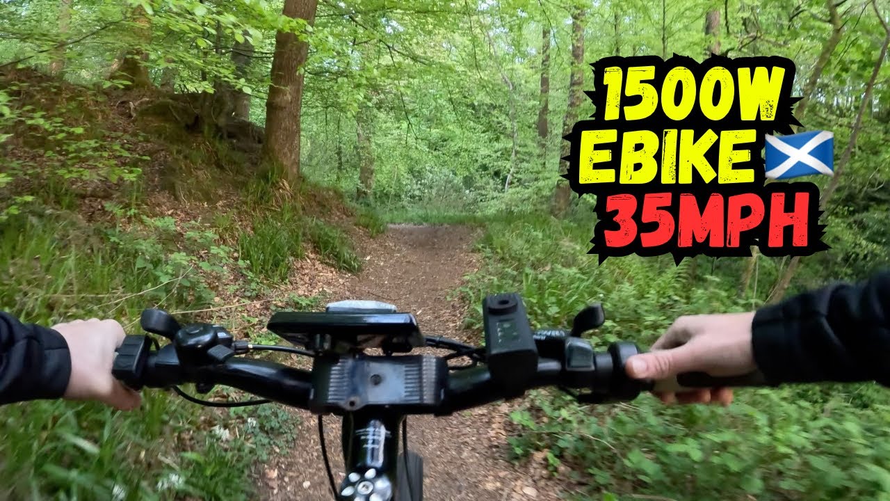 1500W e-Bike OFF-ROAD in Scotland! (GoPro POV - Inverkip Stream Trail) 🏴󠁧󠁢󠁳󠁣󠁴󠁿 MTB