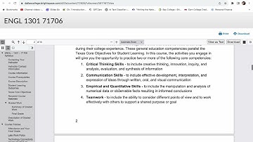 Fall 2023 ENGL 1301 16 Weeks