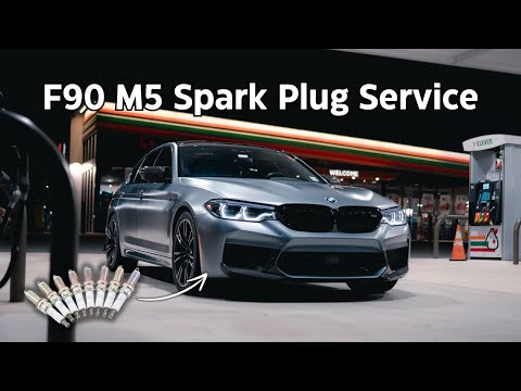 F90 M5 Spark Plug Service 