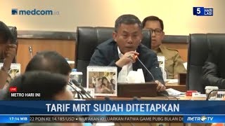 Tarif MRT Jakarta Rata-rata Rp8.500