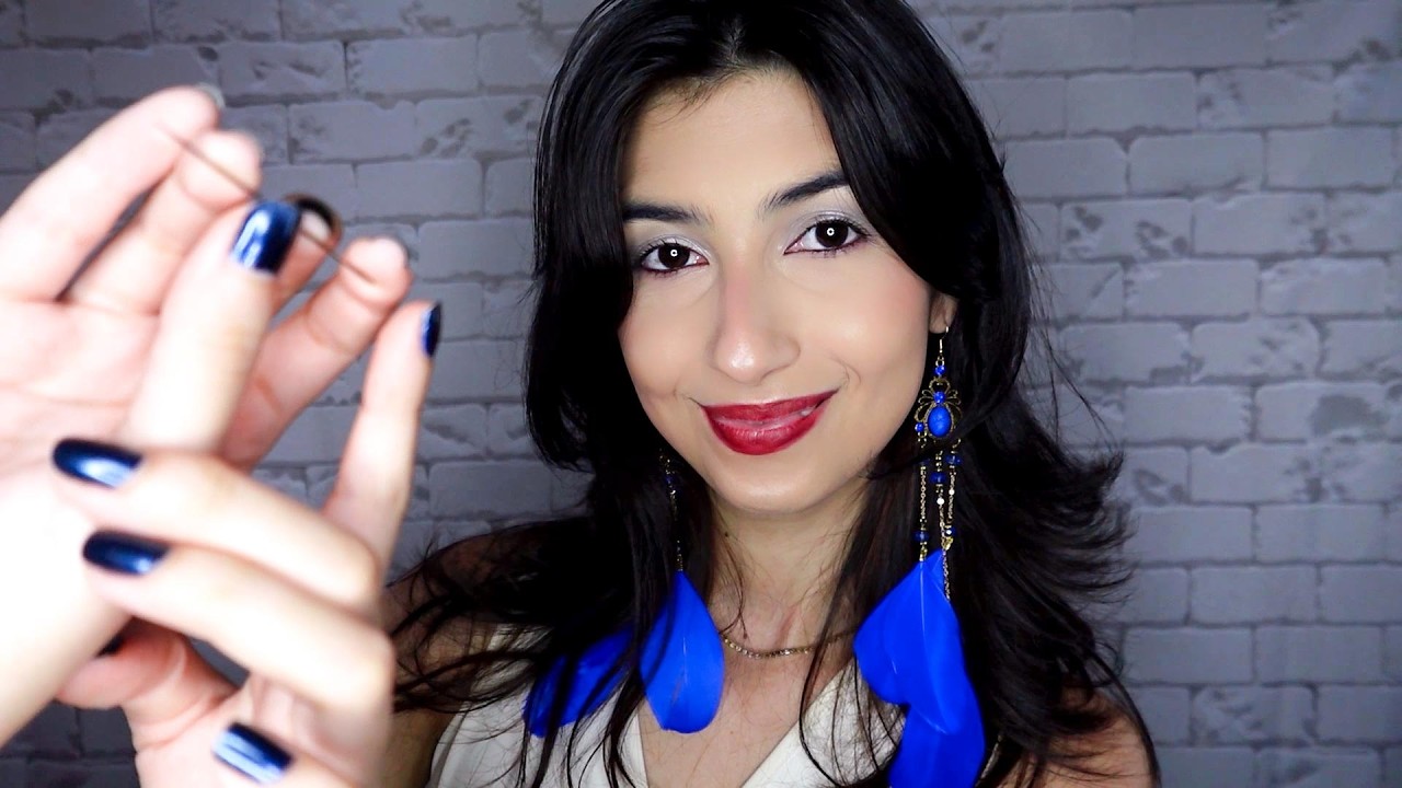 ASMR Acupuntura facial relaxante & massagem