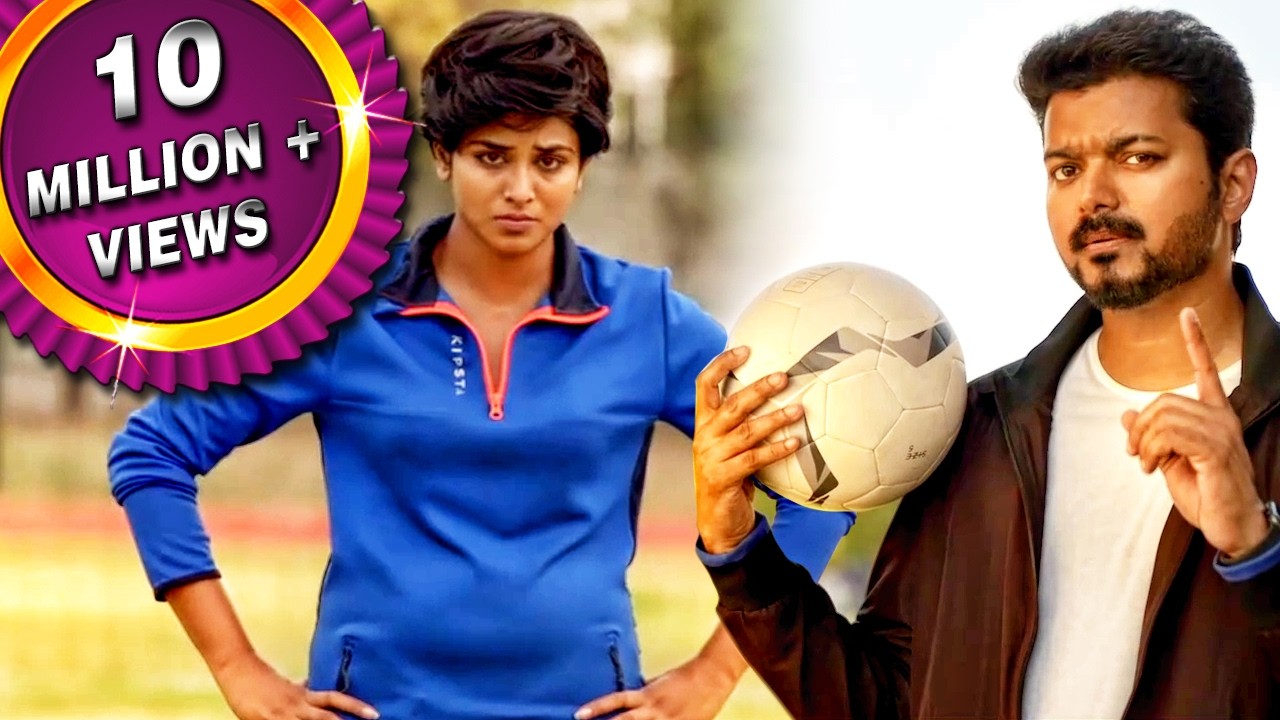 अकेले विजय ने 11 लड़कियों को फुटबॉल मैच में हराने का दिया चैलेंज l Bigil Movie Best Scene