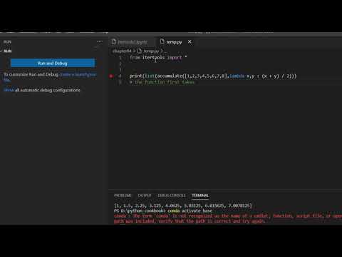 accumulate function working