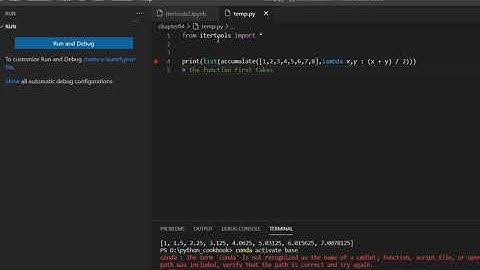 accumulate function working