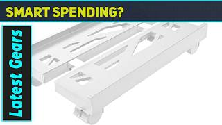 Adjustable Mobile CPU Stand Ventilated Computer Tower Stand Best Space Saving Rolling Cart