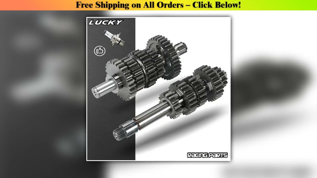 190cc Motorcycle Transmission Gear Box Main Counter Shaft Kit For ZongShen ZS Z190 W190 1P62YML-2
