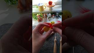 Making a tiny Winnie the Pooh 🧸 #needlefelt #needlefelting #winniethepooh #crafts #woodcraft #art