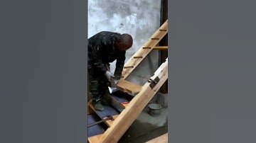 Wooden staircase process, good tools to improve efficiency