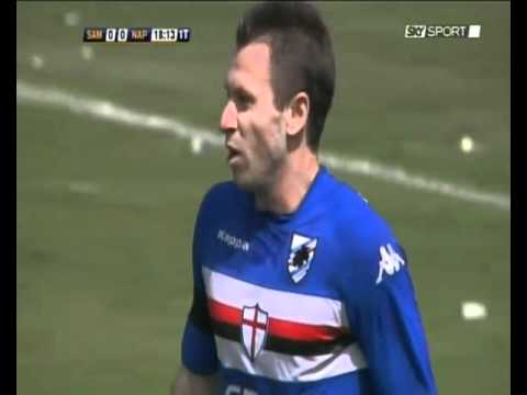 SAMPDORIA - NAPOLI 1-0 PAZZINI - SKY SPORT HD HIGHLIGHTS - 16/05/2010