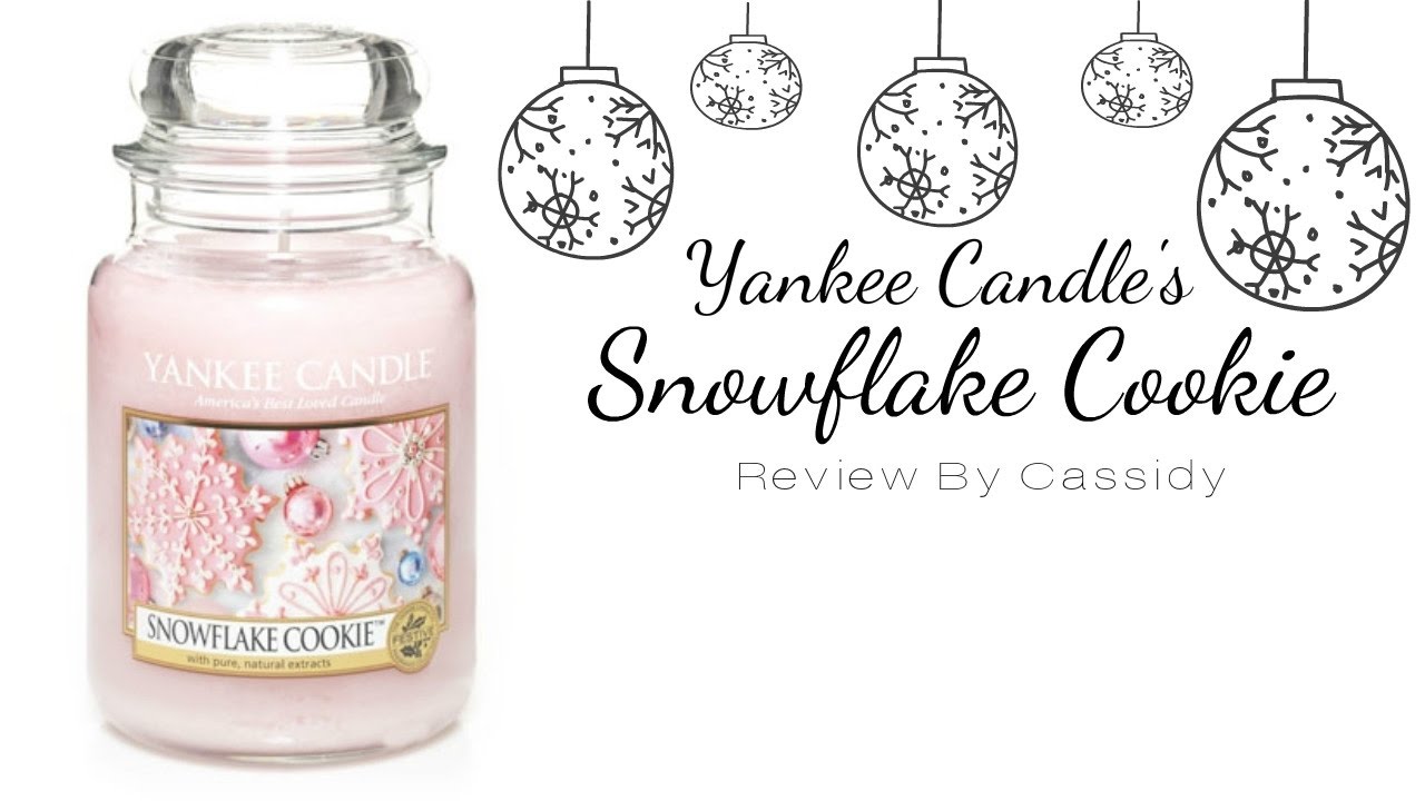 Snowflake Cookie Review | Yankee Candle - YouTube