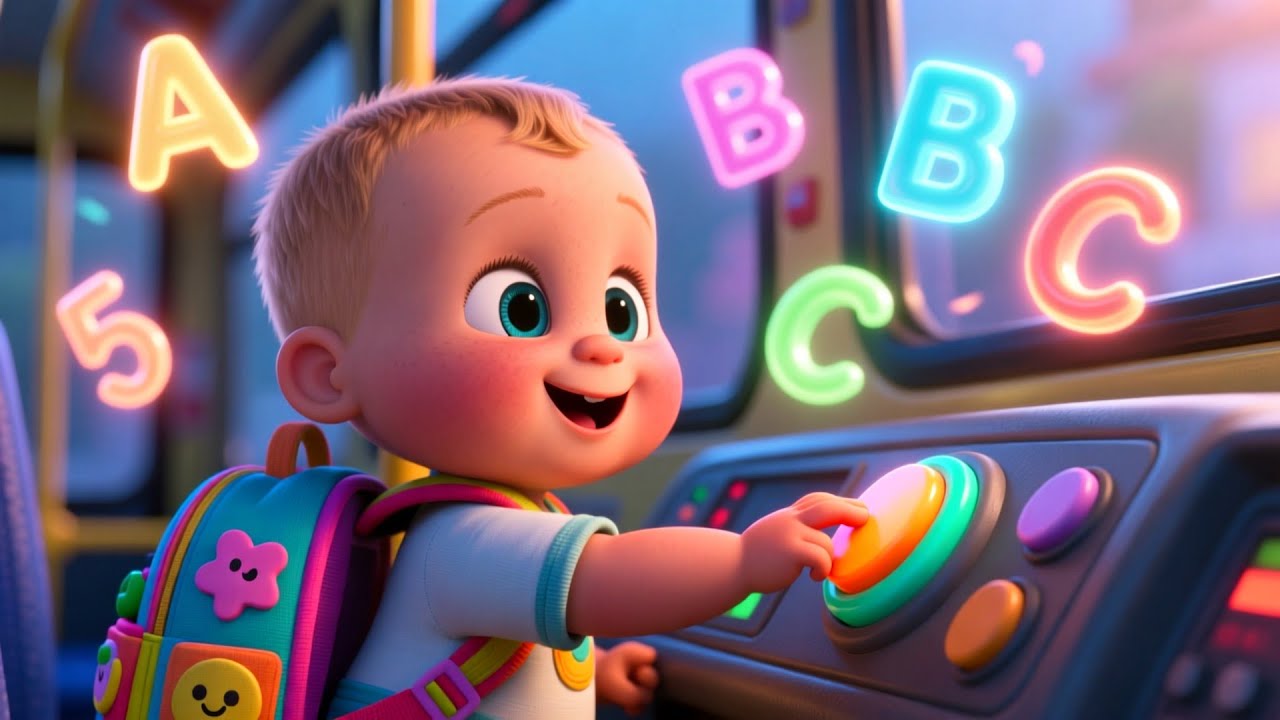 Beep Beep, Baby's Bus Ride 🚌✨ | Fun Learning Adventure for Kids | Preschool Educational Video