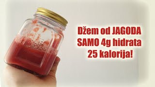 Dzem od jagoda bez secera | samo 4 g ugljenih-hidrata