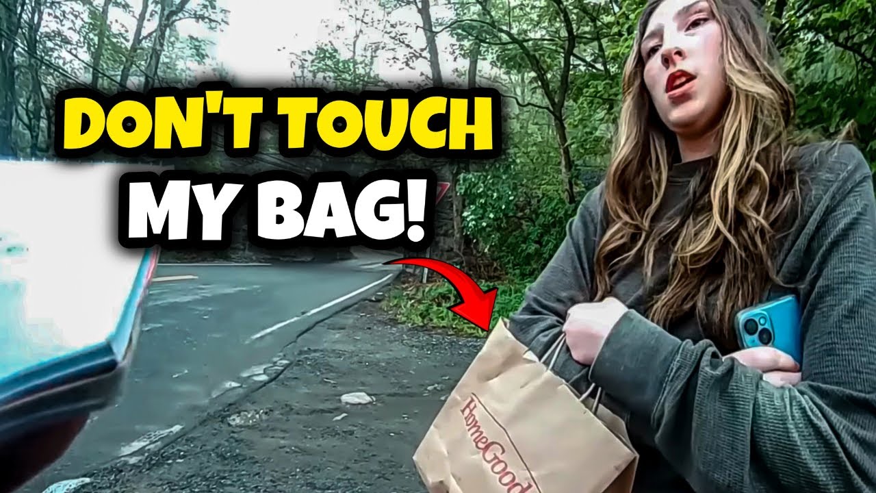 Drunk Girl FAILS to Hide Her Vodka Bottle After INSANE Car Crash - YouTube