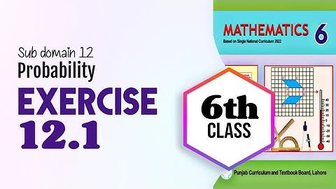 Exercise 12.1 | Ex 12.1 | Class 6 Math | New book