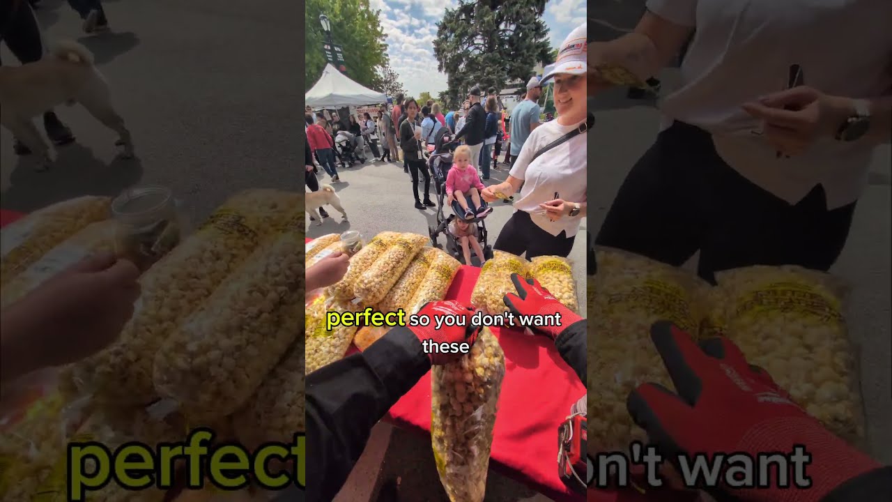 Those Bags Are HOW Old Fresh Kettlecorn Popcorn Foodtok Farmersmarket Lincolnlandkettle