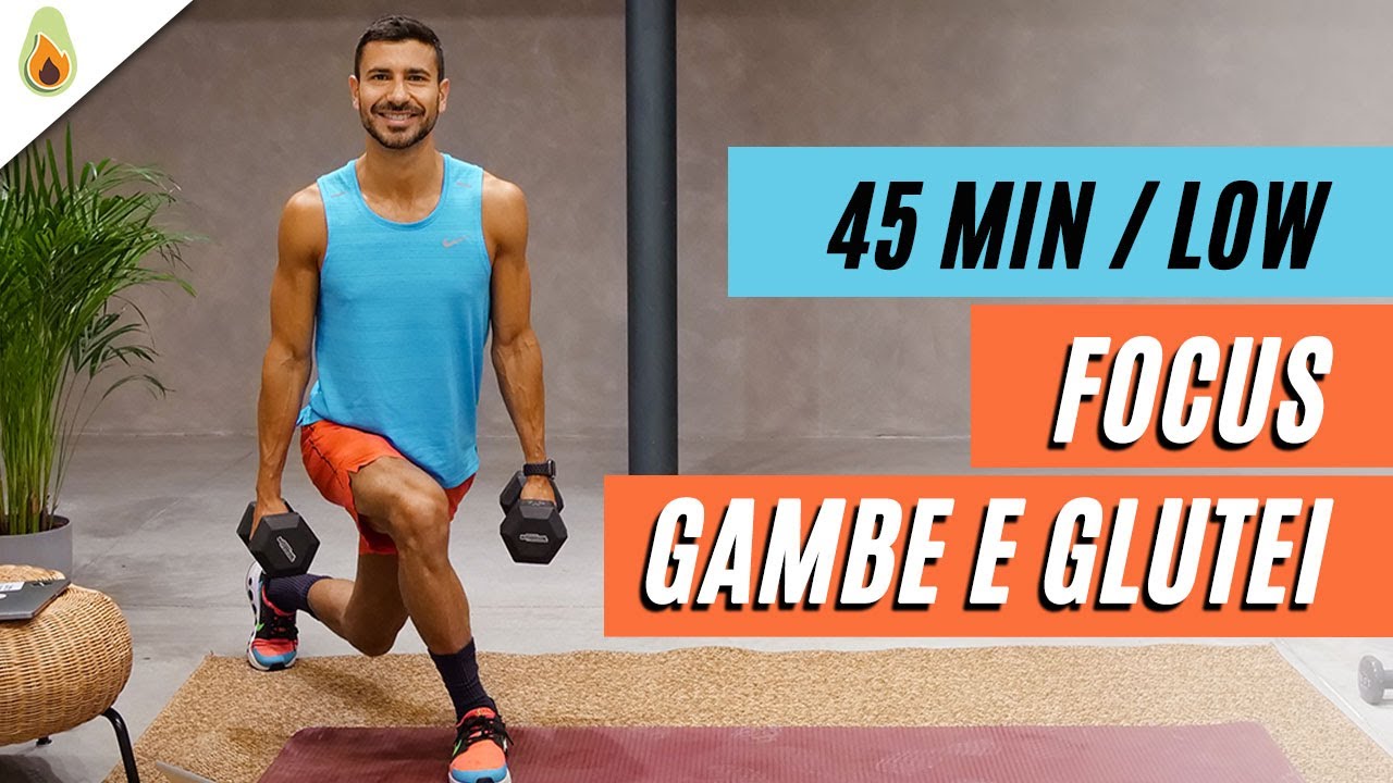 FOCUS GAMBE & GLUTEI coi pesi (45 MINUTI) | Cotto al Dente