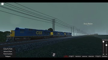 Tri Rail Train Simulator - Tropicana Juice Train