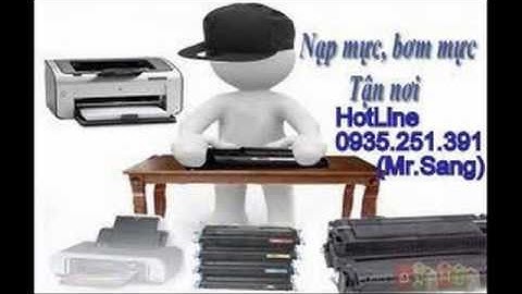Bơm mực máy in, nạp mực in phú mỹ hưng quận 7. 0935 251 391 Mr. Sang