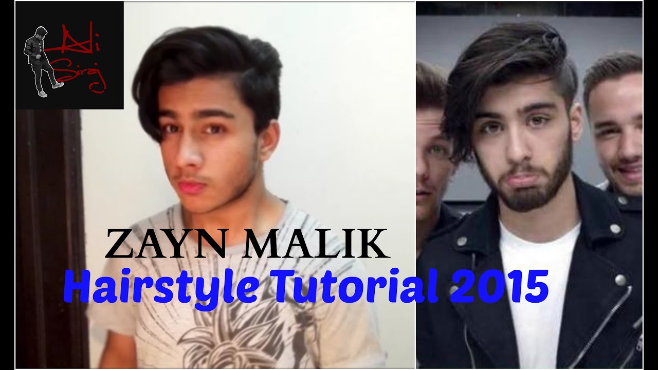 Zayn Malik Hairstyle Tutorial | 2015 Mens Hair Trends - YouTube