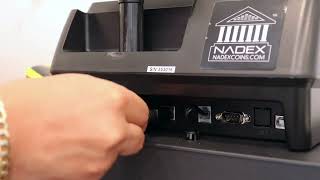 Nadex CR360 Cash Register - How to Connect/Use Scanner