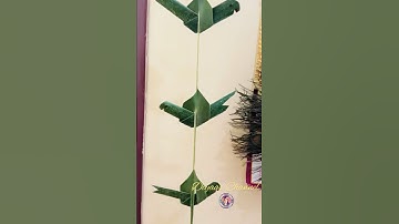 Beautiful parrot decor with coconut leaves | festival decoration ideas | coconut leaf decoration#diy