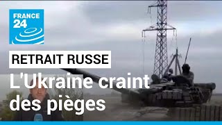 Retrait russe de Kherson : les Ukrainiens craignent des pièges • FRANCE 24