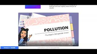 Reflection of Weebly Portfolio