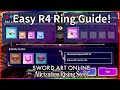 Easy To Follow R4 Ring Elemental Guide! All You Need To Know! SAO Rising Steel!