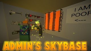 Huge Admin Skybase Raid: Unturned Gameplay