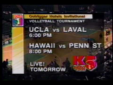Hawaii Warrior Men Volleyball '97 - Warriors Vs La...